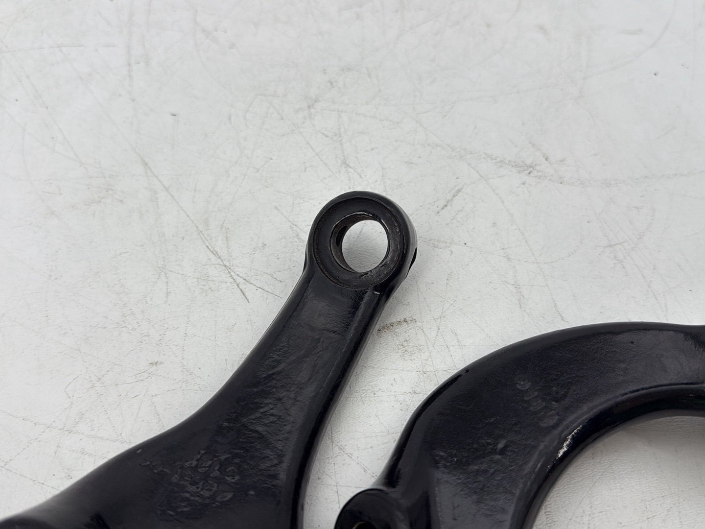 2006 Harley Sportster XL883C 883 Custom OEM Left Right Foot Rest Peg Support Bracket