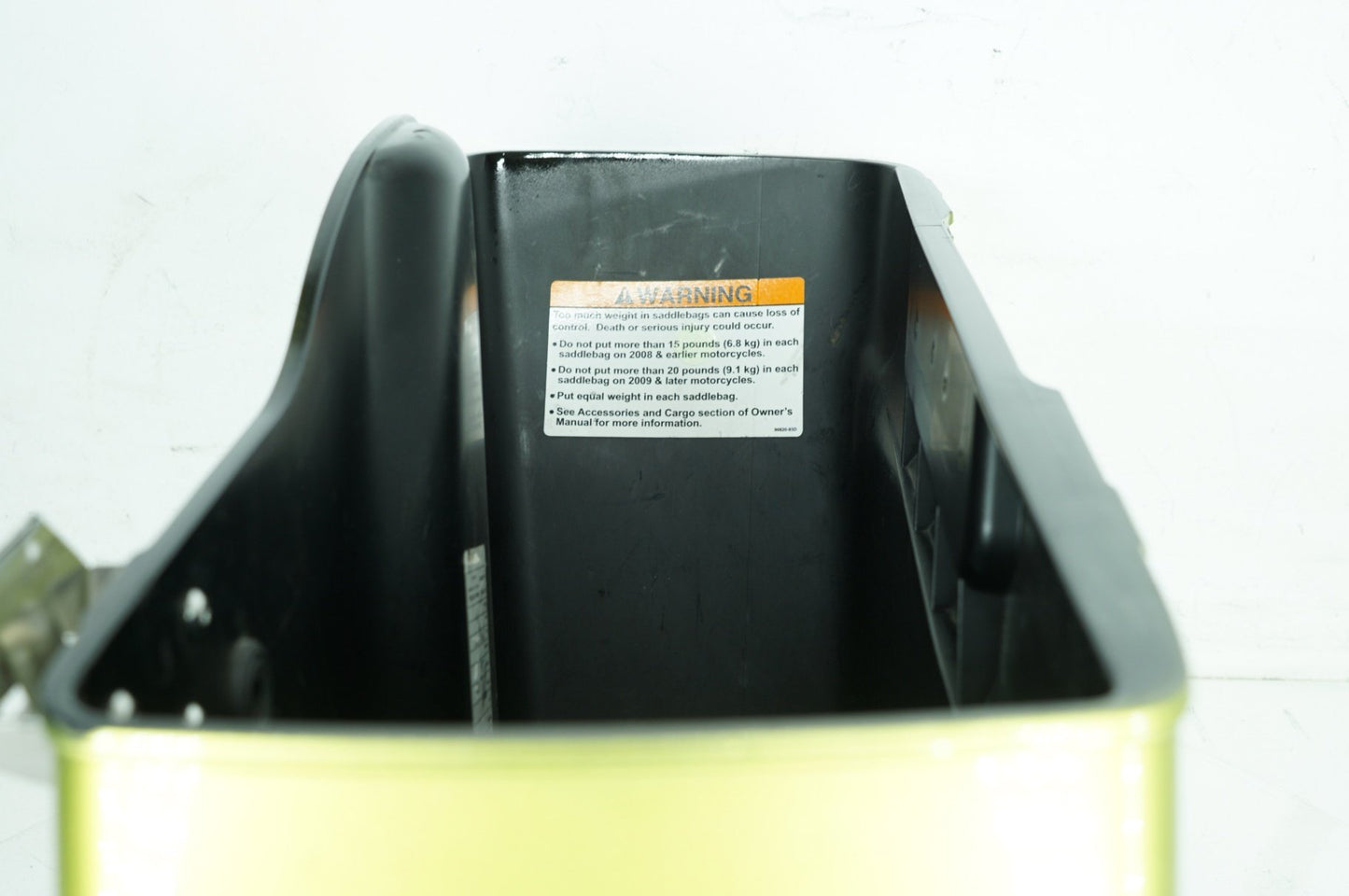 2007 - 2012 Harley-Davidson Touring Electra Glide Ultra Right 1 Saddlebag Luggage NO Key 90752-93