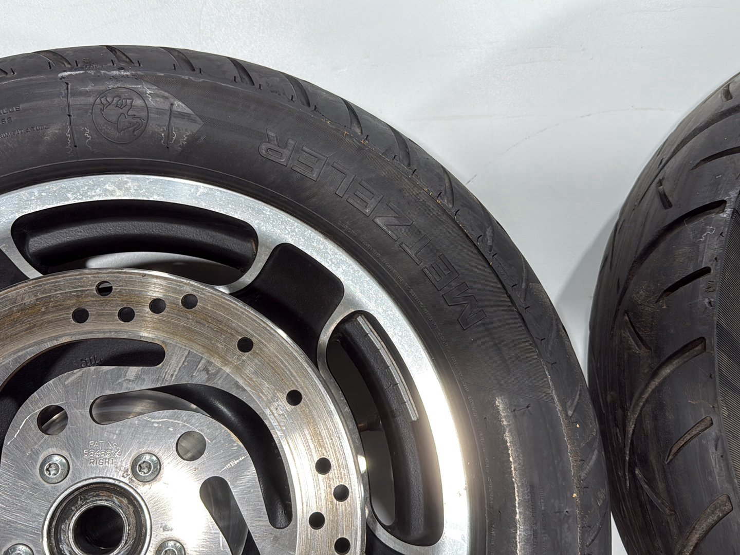 2007 Harley Street Glide Touring FLHX OEM Front & Rear Wheel Rim Tire