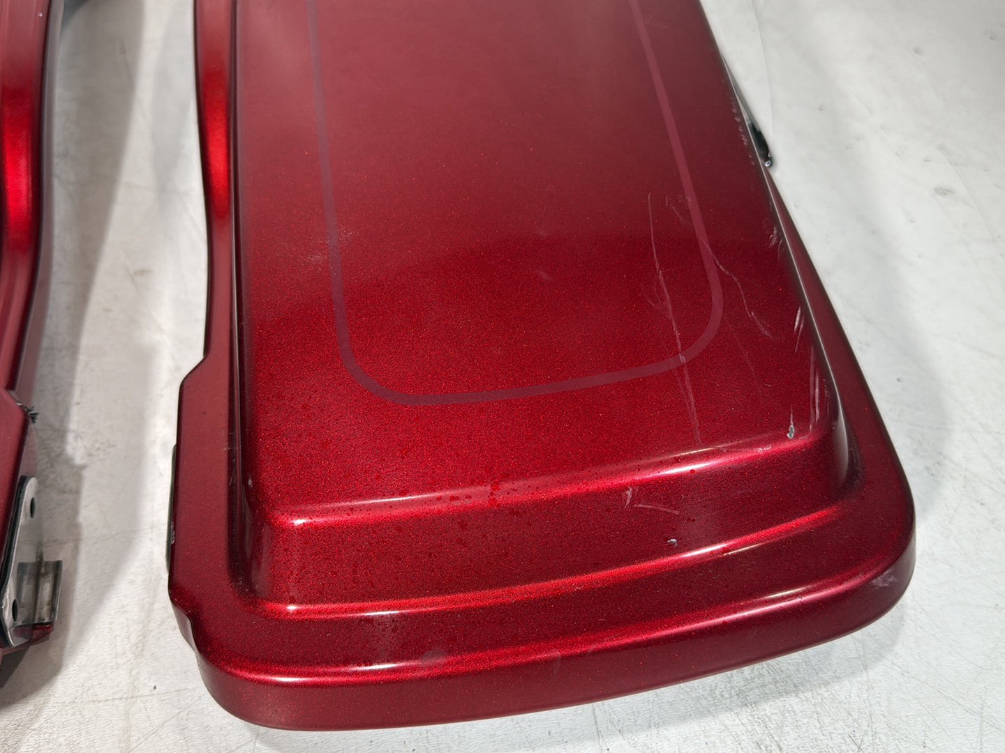 2007 - 2012 Harley-Davidson Touring Electra Glide Ultra Left & Right Saddlebag Lid Cover Caps 90756-93