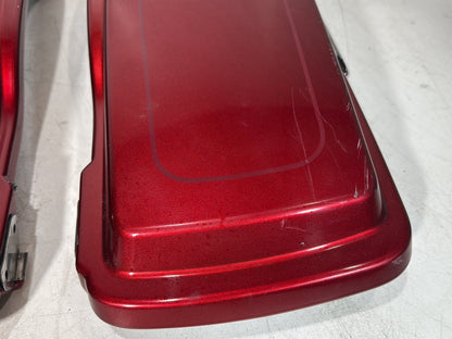 2007 - 2012 Harley-Davidson Touring Electra Glide Ultra Left & Right Saddlebag Lid Cover Caps 90756-93