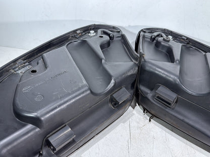 2004 Harley Road King Touring Custom FLHRSI OEM Rear Left Right Saddlebags Luggage Leather