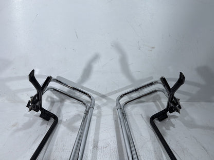 2013 Harley Electra Glide Touring Ultra FLHTCUI OEM Rear Left Right Saddlebag Guard Rails Bar