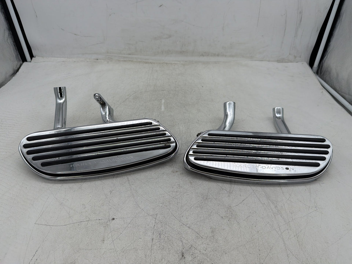 2004 Harley Electra Glide CVO Eagle OEM Left Right Driver Floorboard Foot Rest