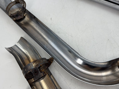2008 Harley Softail Deluxe FLSTN OEM Exhaust Header Pipes Muffler
