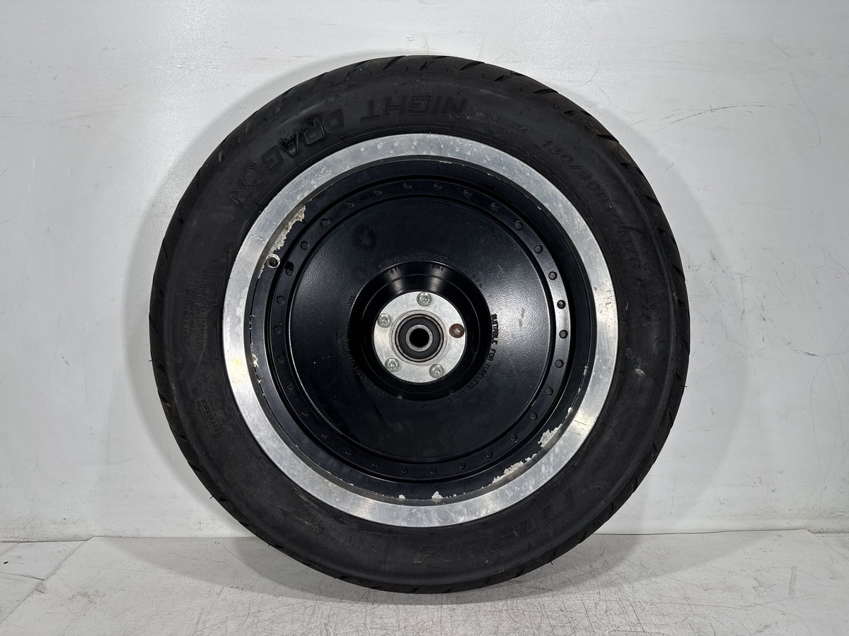 2001 Harley Fat Boy Softail FLSTF OEM Front Wheel Rim Tire 130/90B16 16"