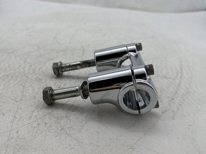2011 Harley Heritage Softail Classic FLSTC OEM Front Handlebar Riser Top Clamp Chrome