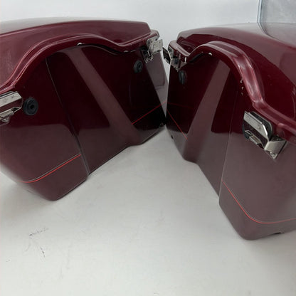 1999 - 2006 Harley-Davidson Touring Road King Left Right Saddlebags Luggage NOKey 90752-93