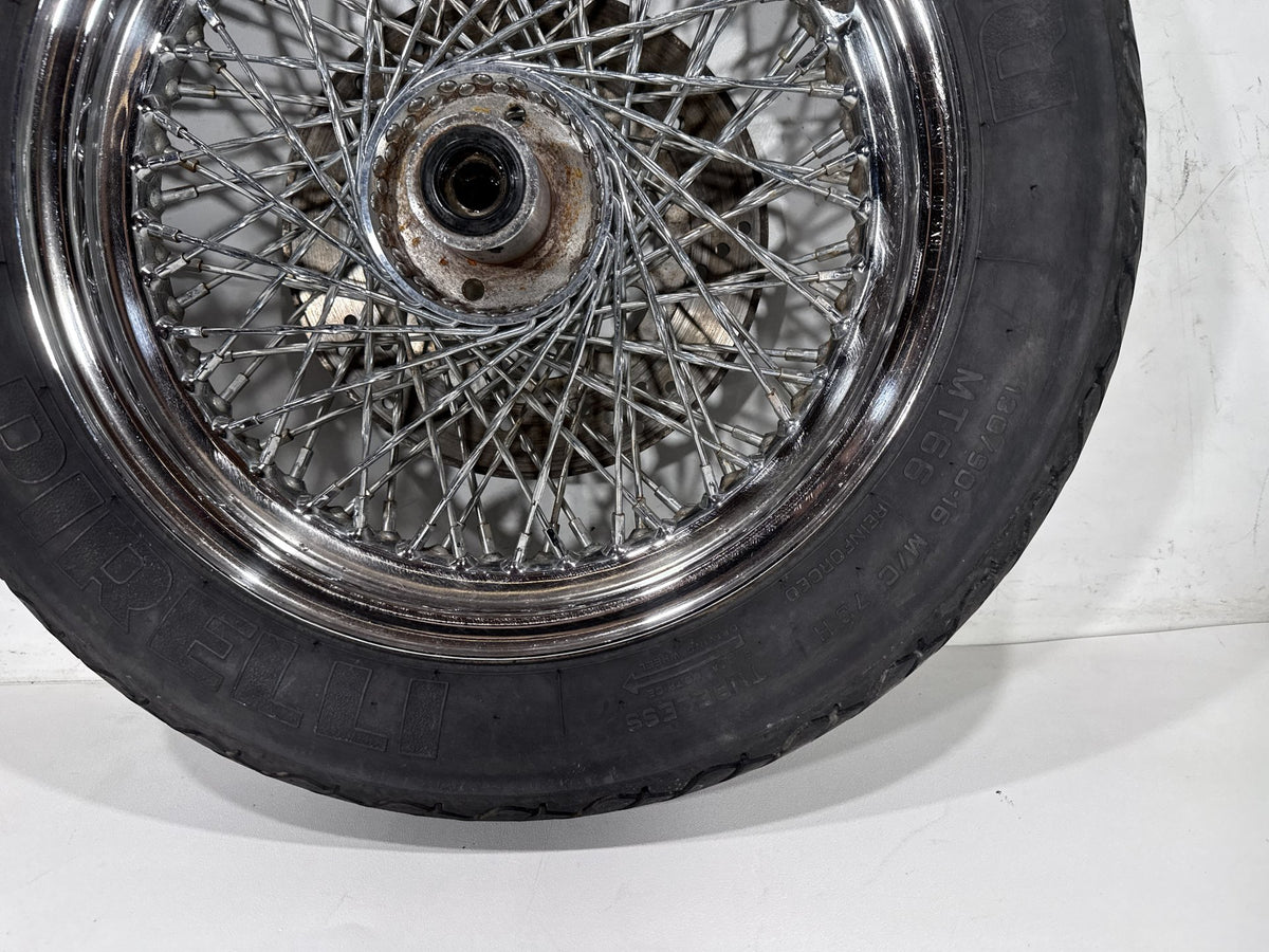 1995 Harley Heritage Softail Classic OEM Front Wheel Rim Tire Spoked MT90B16 16"