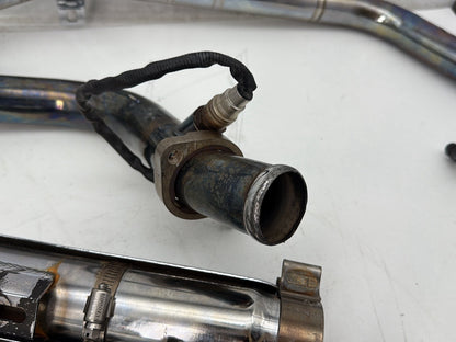 2008 Harley Softail Deluxe FLSTN OEM Exhaust Header Pipes Muffler