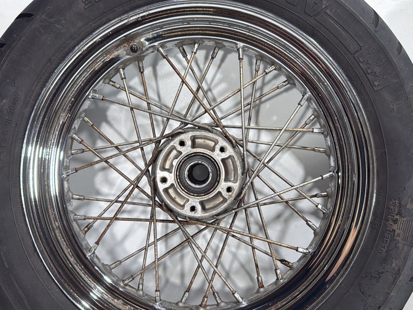 2006 Harley Touring FLHTCI Electra Glide Classic OEM Front Rear Wheel Rim Tire Spoked