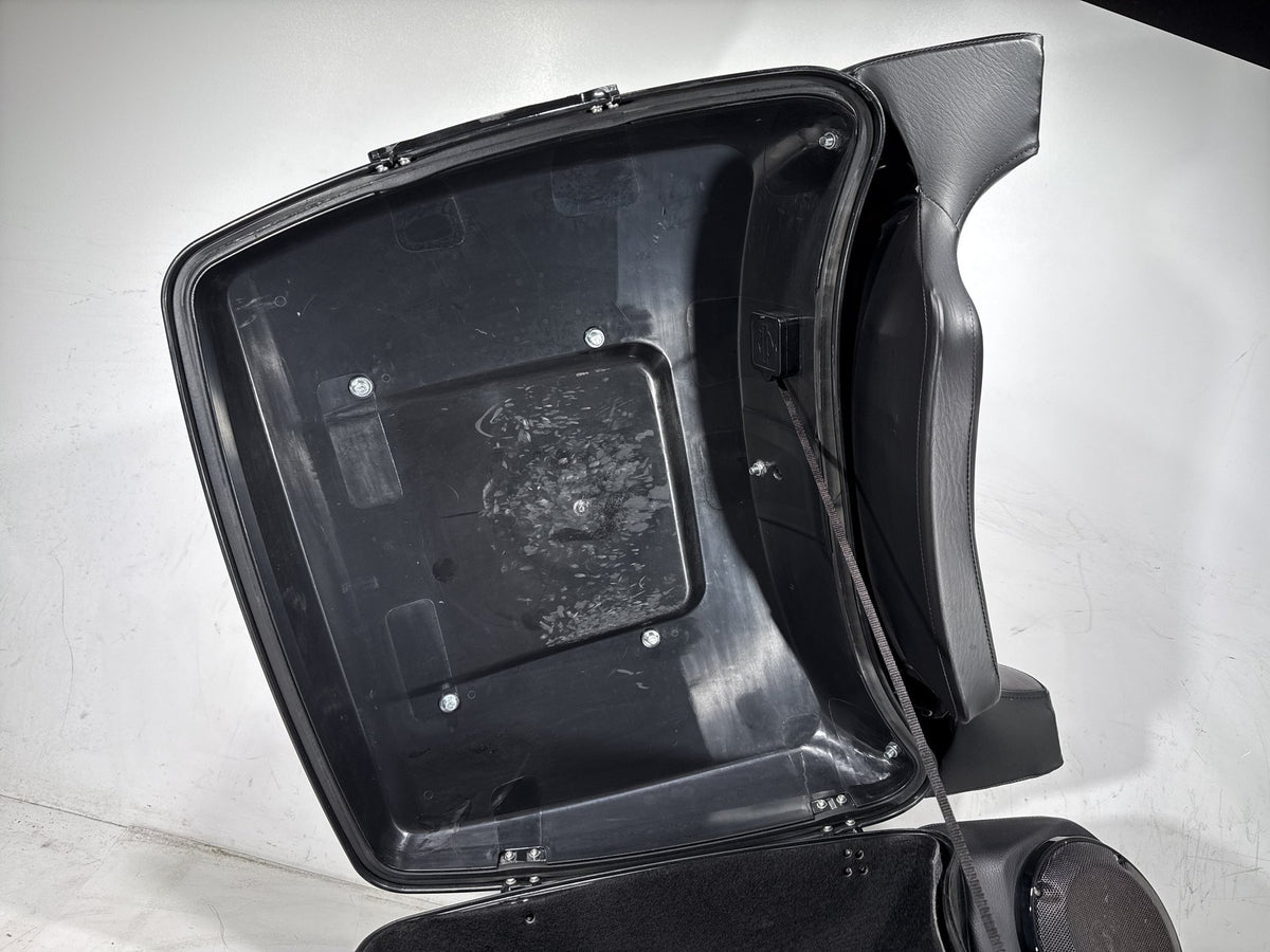 2014 Harley Touring FLHTK Electra Glide OEM Pass Backrest Tour Pak Luggage NOKey
