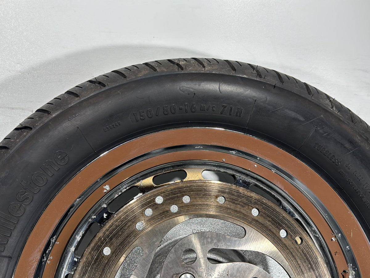 2006 Harley Sportster 1200 Custom XL1200C OEM Rear Wheel Rim Tire 43335-05 16"