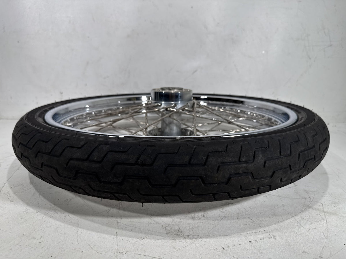 2003 Harley Softail Deuce FXSTDI OEM Front Wheel Rim Tire Spoked 90/80-21 21"