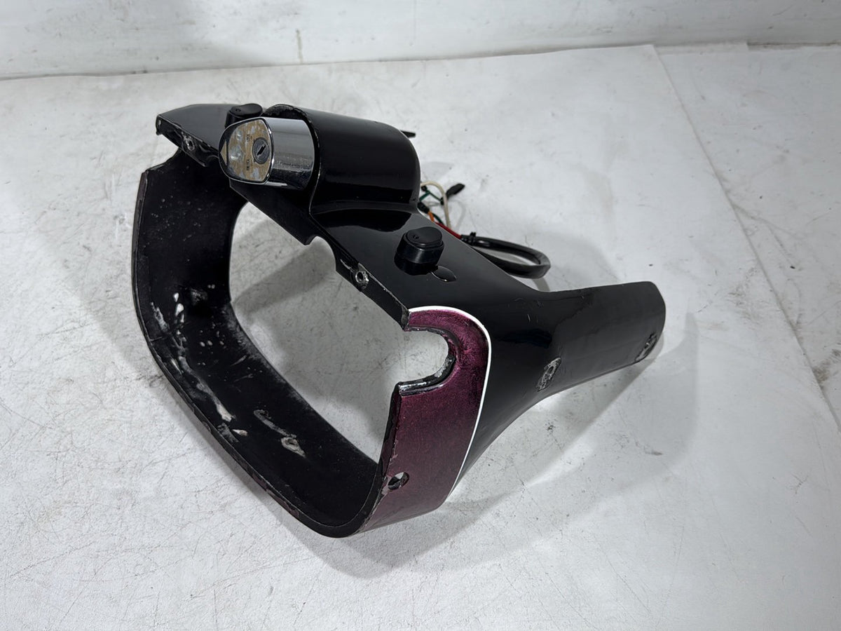 1990 Harley Electra Glide Touring Front Inner Fairing Dash Panel Ignition NOKey