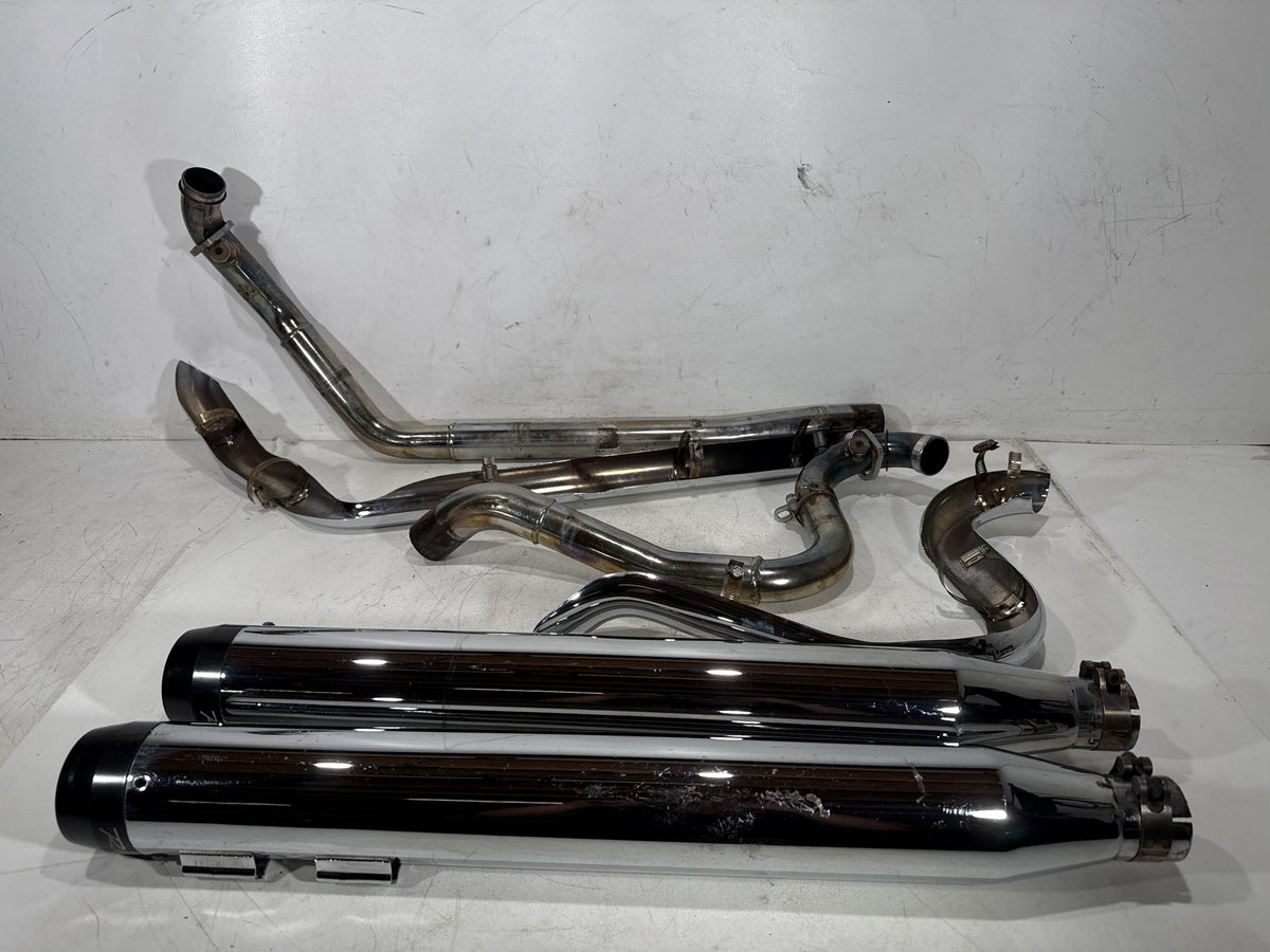 2002 Harley Electra Glide Touring Classic Exhaust Header Pipes Muffler RINEHART