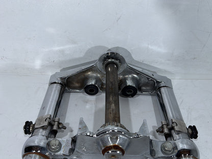 2000 Harley Dyna FXDWG Wide Glide OEM Front Triple Tree Set & LH RH Fork Legs Sliders