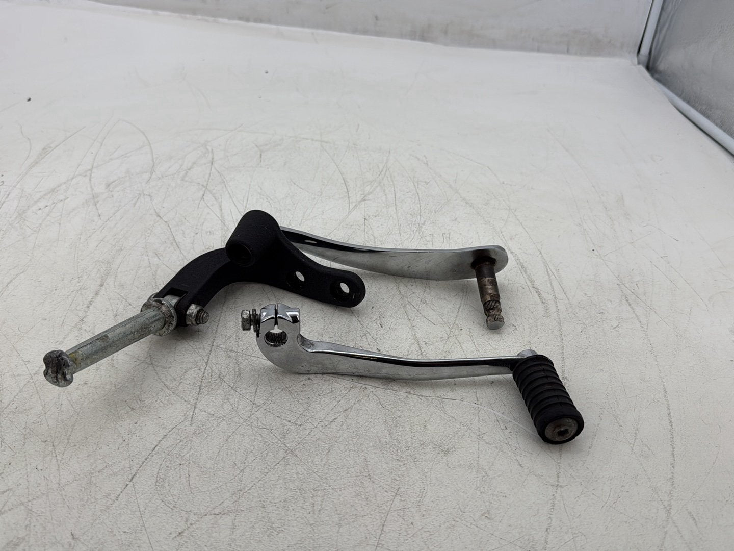 Left Foot Rest Support Bracket Peg, 33693-03, 2012, Harley-Davidson, Dyna, Wide Glide, FXDWG