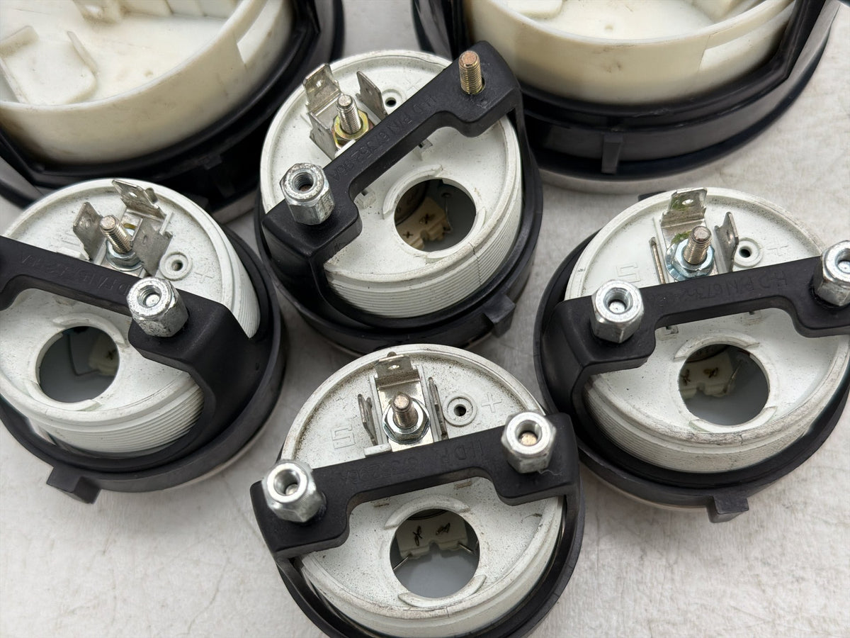 10 Harley Street Glide Touring Air Oil Volt Fuel Tacho Speedo Gauges Silver Face