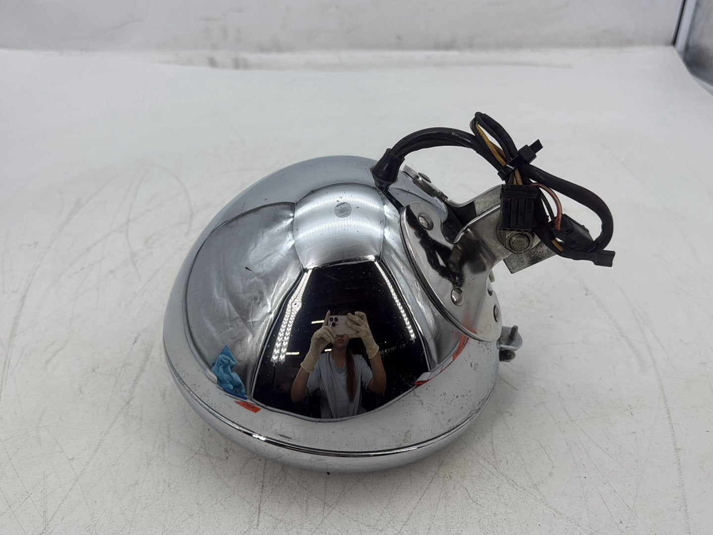 2006 Harley Softail FLSTCI Heritage Classic OEM Headlight Headlamp Head Lamp Light LED