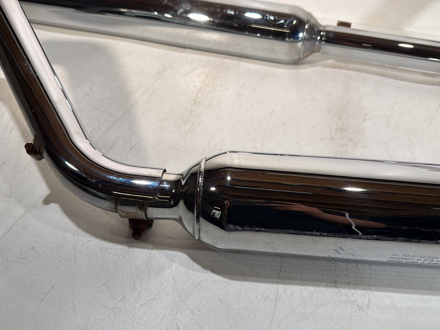 2007 - 2012 Harley-Davidson Touring Electra Glide Ultra Exhaust Header Pipes Muffler 65621-07