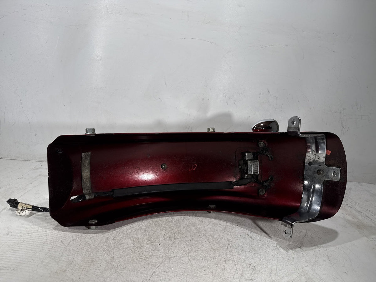 2009 Harley Electra Glide Touring CVO Eagle Rear Wheel Fender & Turn Signals Bar