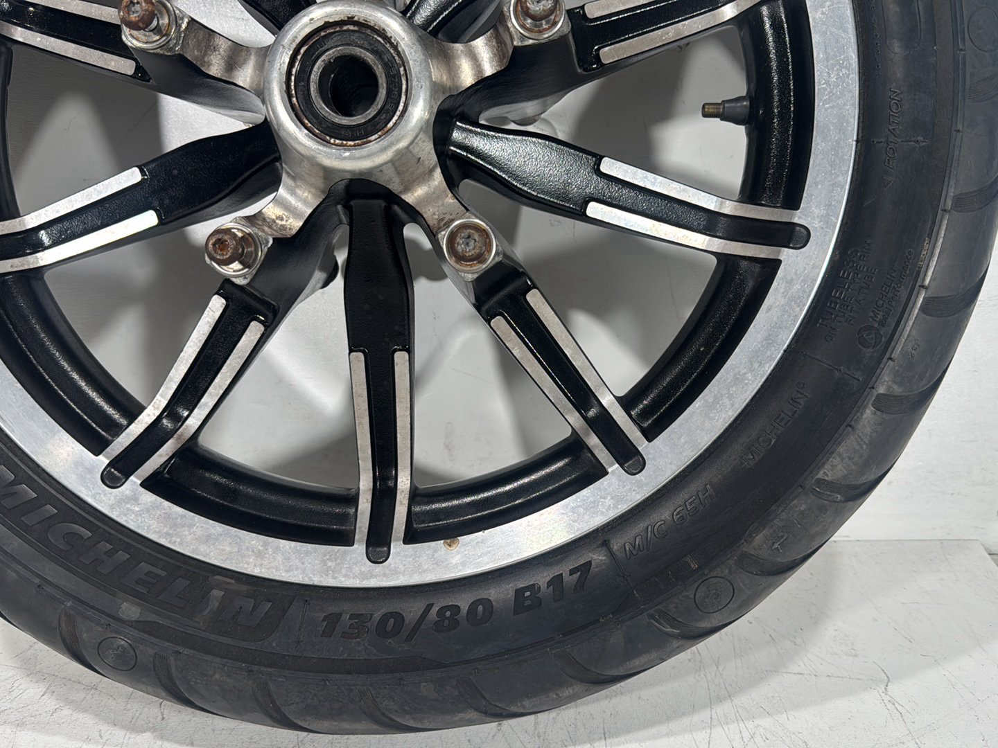 2012 Harley Dyna Fat Bob FXDF 103 OEM Front Wheel Rim Tire