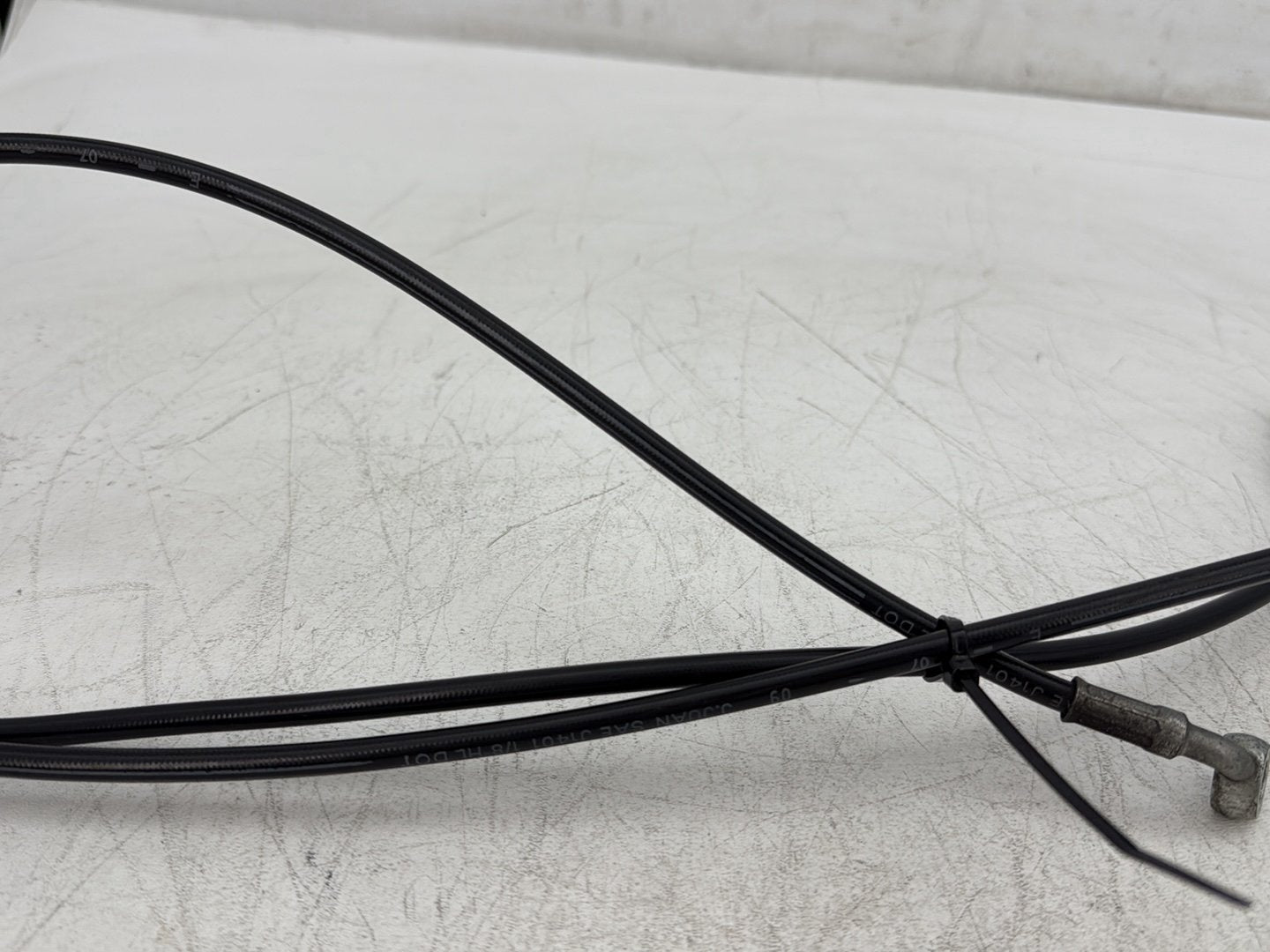 2010 Harley Dyna Fat Bob FXDF OEM Front Brake Hose Line Pipe