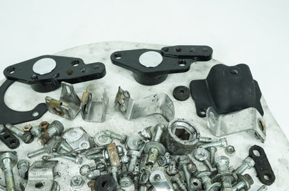 2000 - 2006 Harley-Davidson Touring Road King Custom Hardware Bolts Nuts & Brackets w/ Left Right Swingarm Brackets