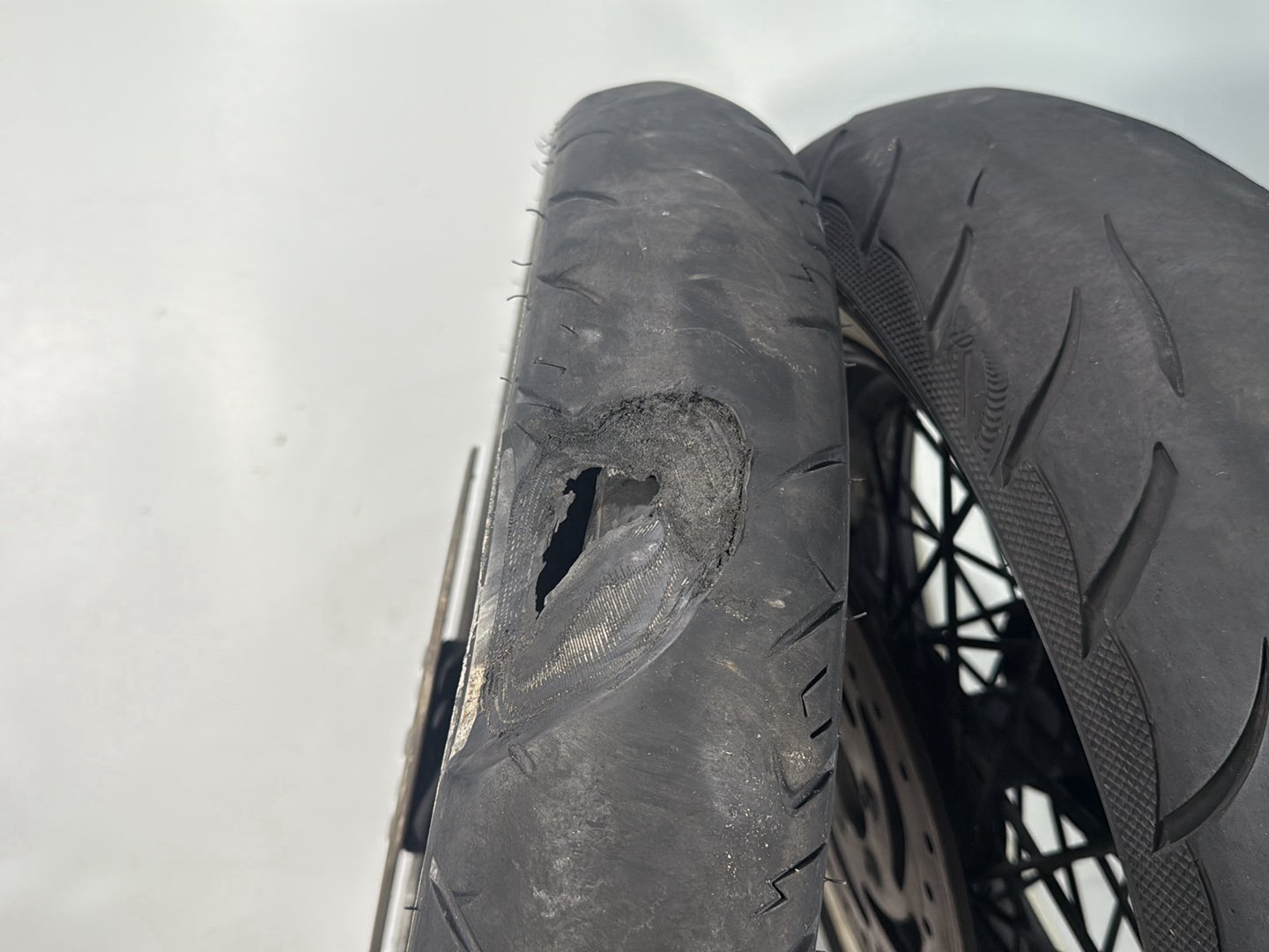2004 - 2022 Harley-Davidson Sportster 1200 Nightster Front Rear Wheel Rim Tire Spoked  	43831-08