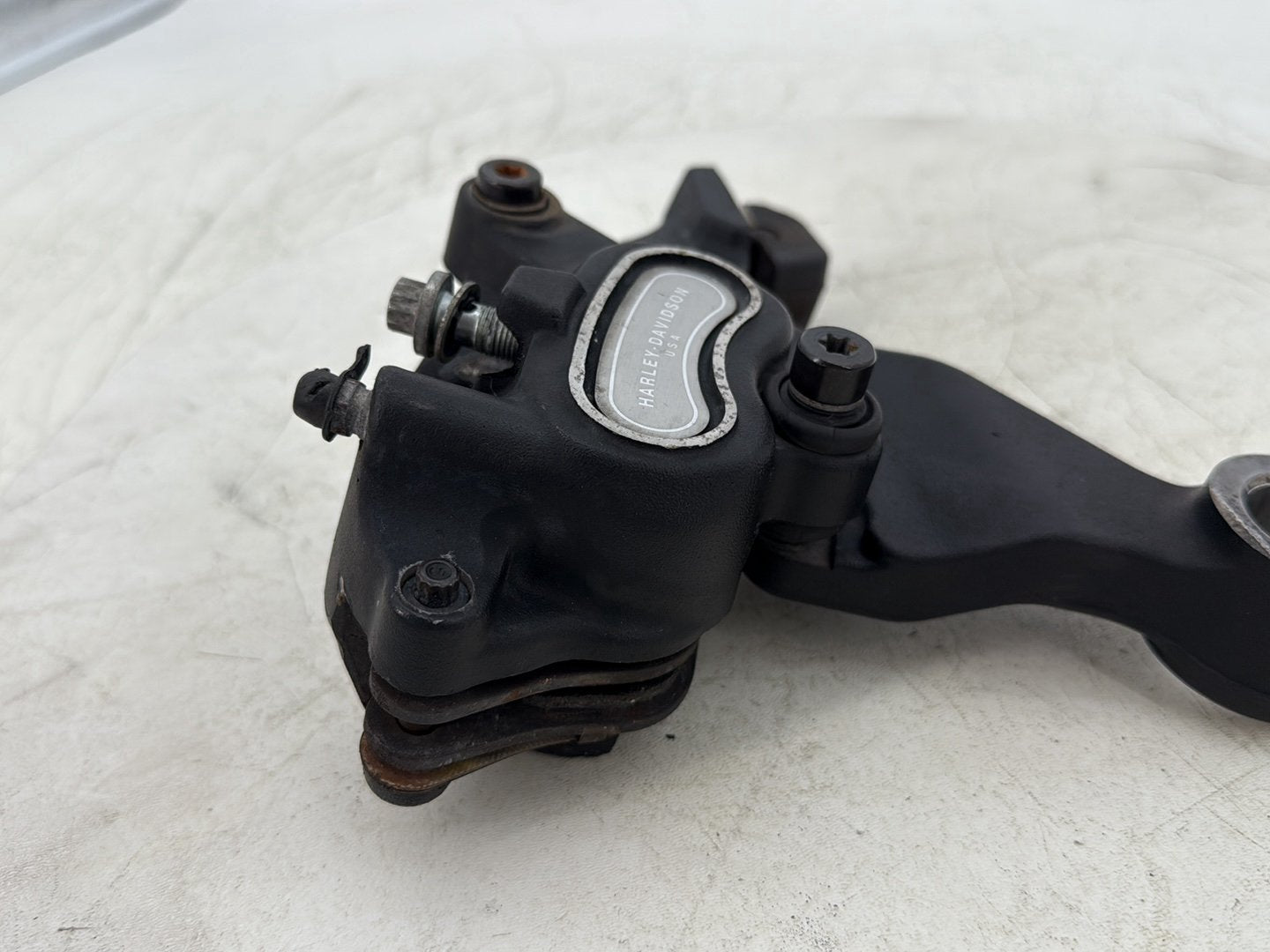 2015 Harley Dyna Low Rider FXDL OEM Rear Back Brake Caliper w/ Bracket