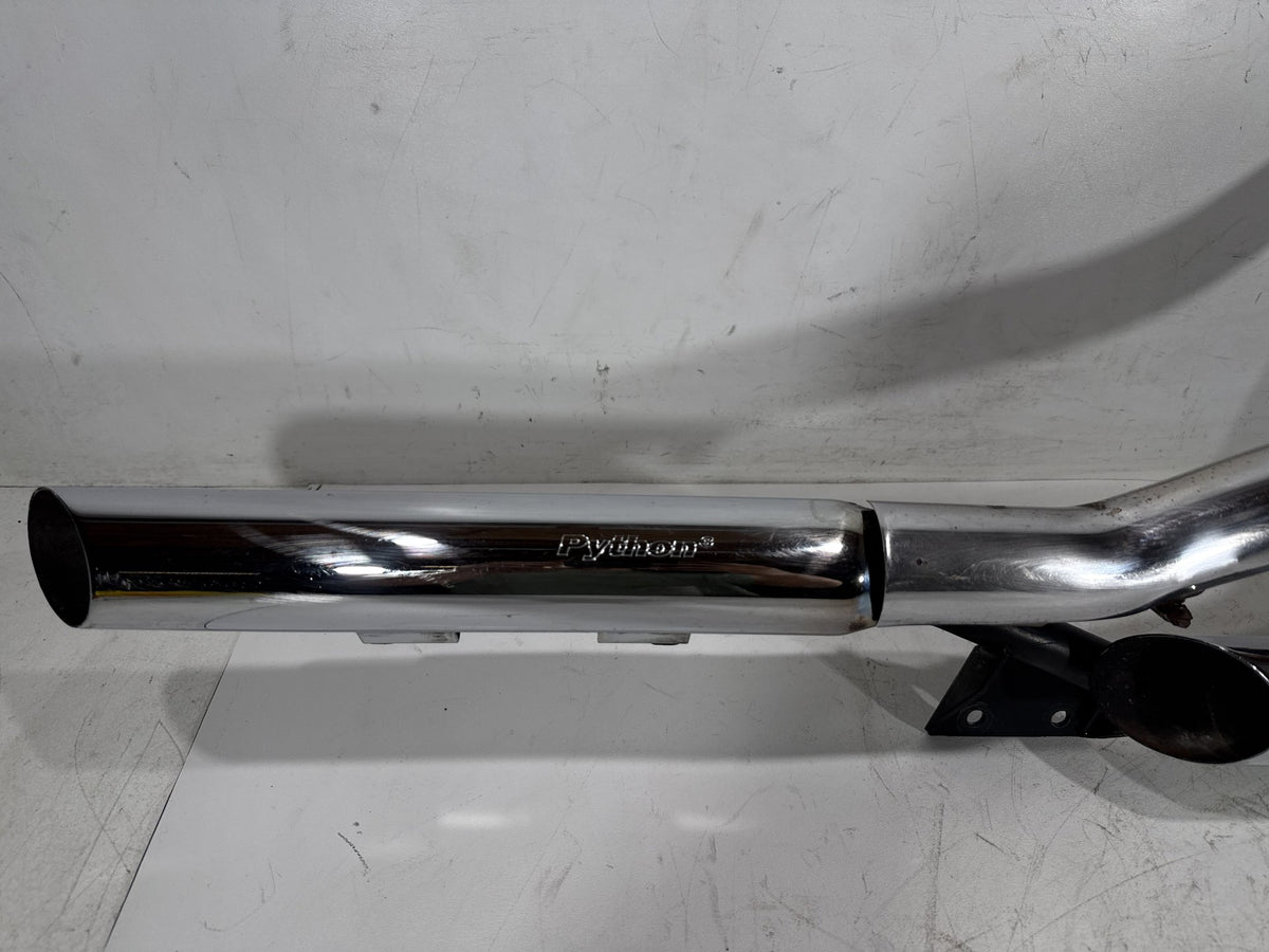 2002 Harley Heritage Softail Classic FLSTC Exhaust Header Pipes Muffler PYTHON
