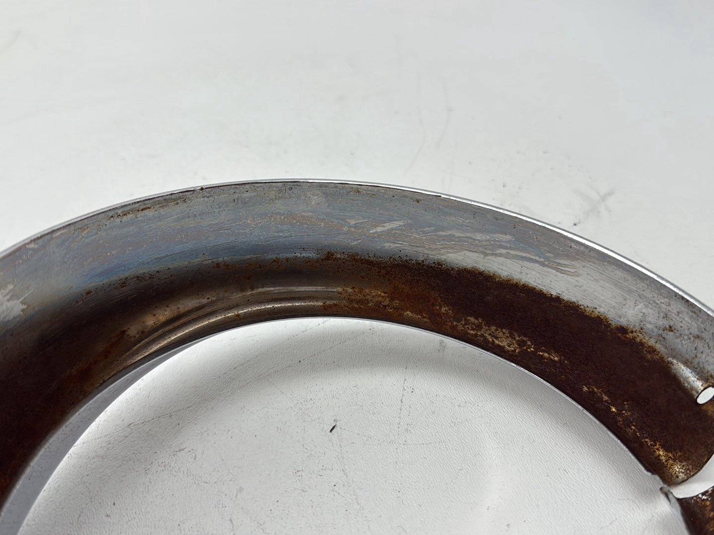 2008 Harley Road King Touring FLHR OEM Headlight Mount Bracket Ring Circle Trim