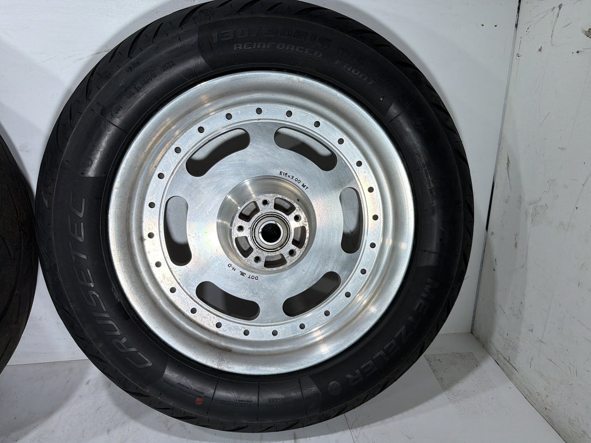2012 Harley Dyna Fat Bob OEM Front Rear Wheel Rim Tire 130/90B16, 180/70B16 16"