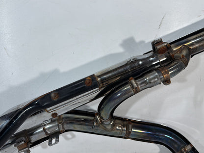 2008 Harley Dyna FXDL Low Rider Anniversary OEM Exhaust Header Pipes Muffler