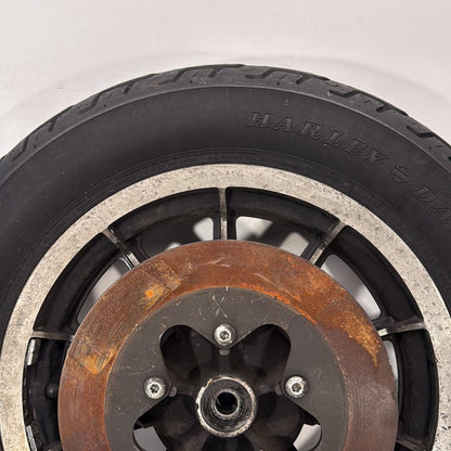 1984 - 1998 Harley-Davidson Touring Road King Police Rear Wheel Rim Tire  	43402-87A