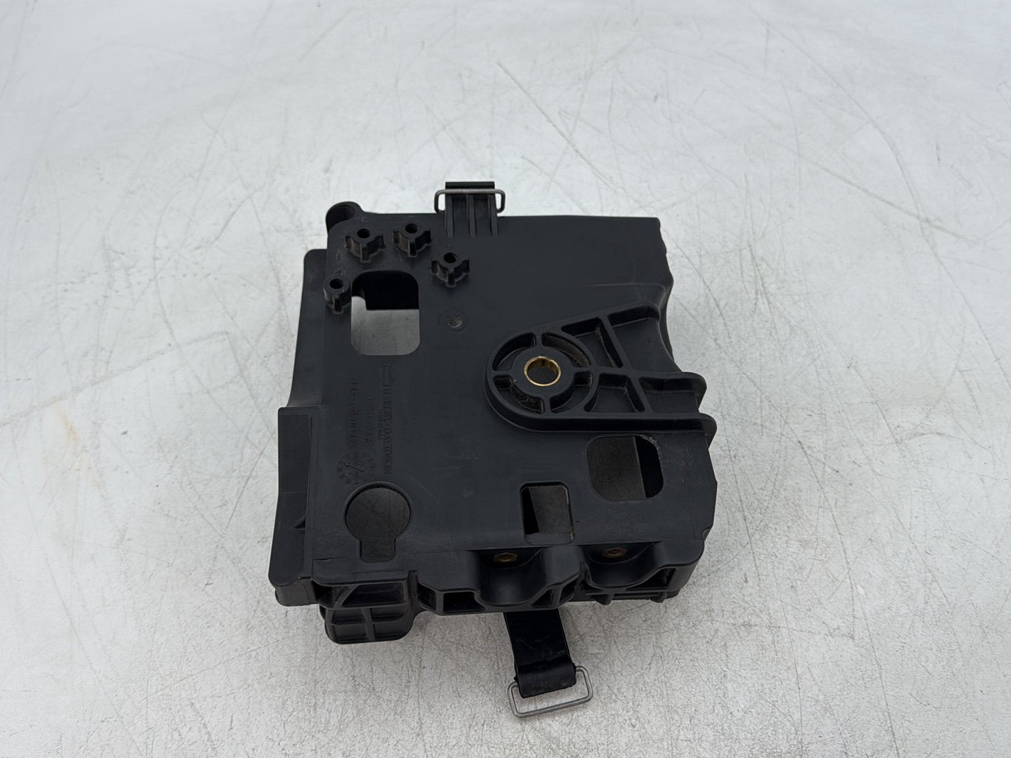 2010 Harley Dyna Fat Bob FXDF OEM Battery Tray Bracket Holder Carrier