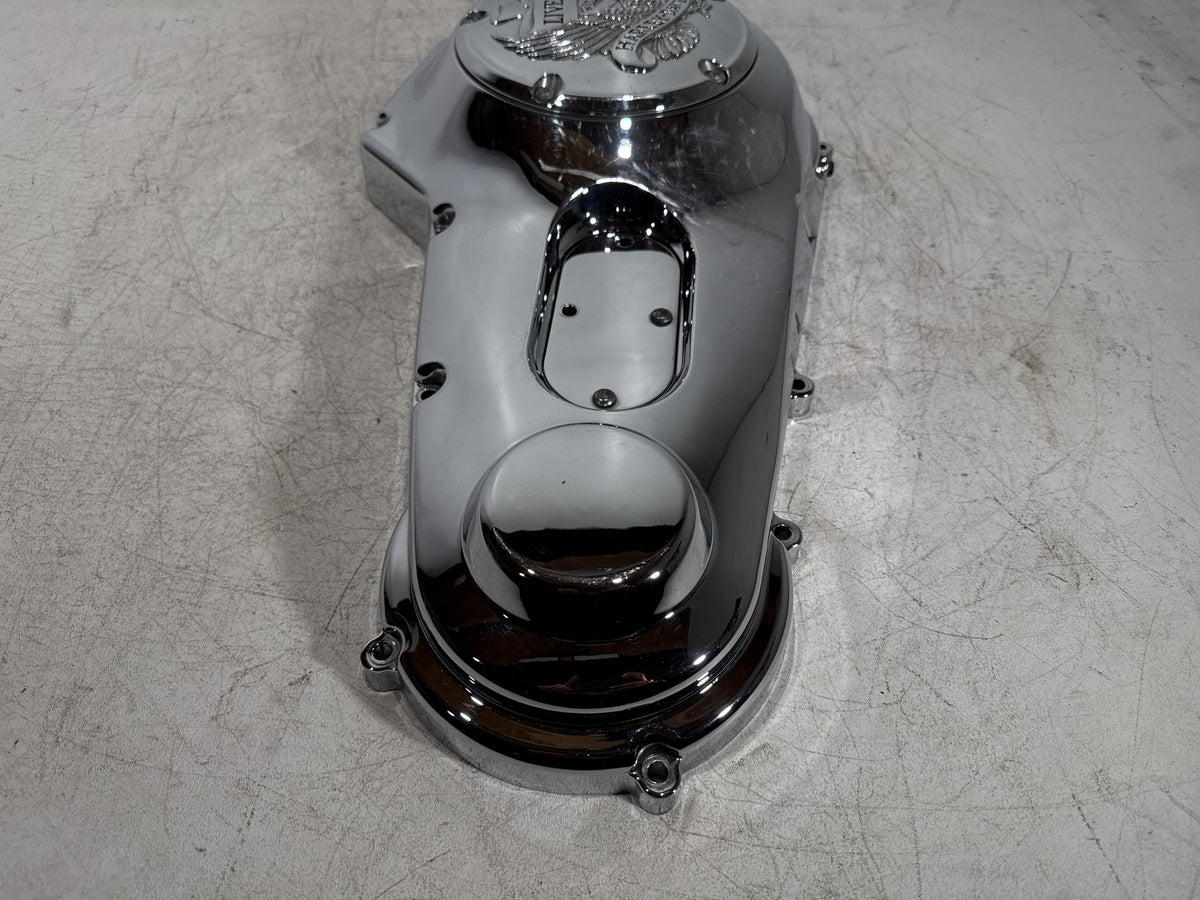 2001 Harley Fat Boy Softail FLSTF OEM Outer Primary Clutch Cover Scratched