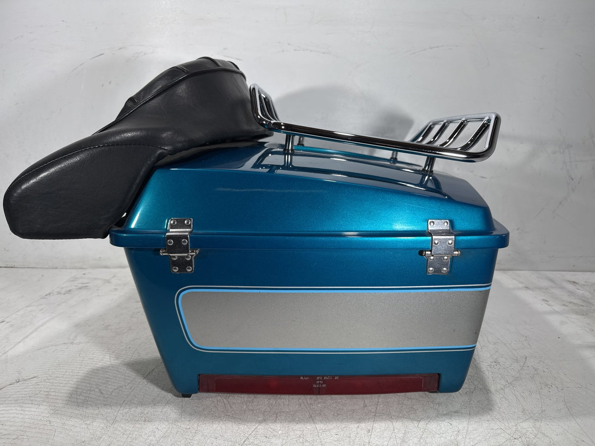 1995 Harley Electra Glide Touring FLHT OEM Pass Backrest Tour Pak Luggage NOKey