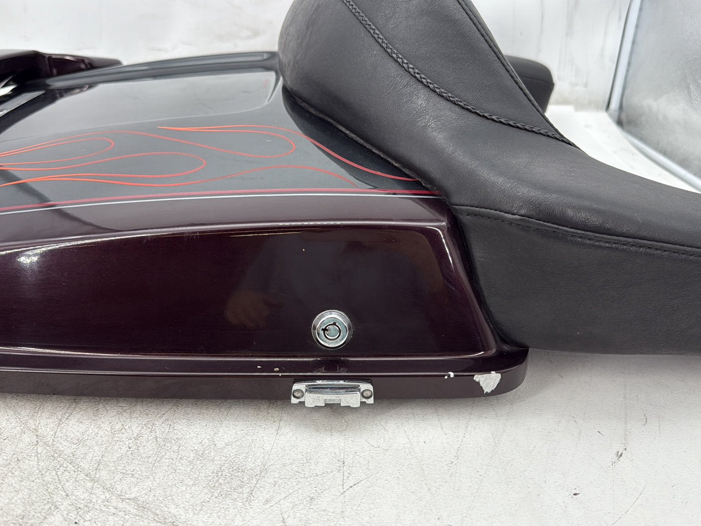 2005 Harley Electra Glide Touring Ultra FLHTCUI OEM Rear Passenger Backrest Cushion Pad