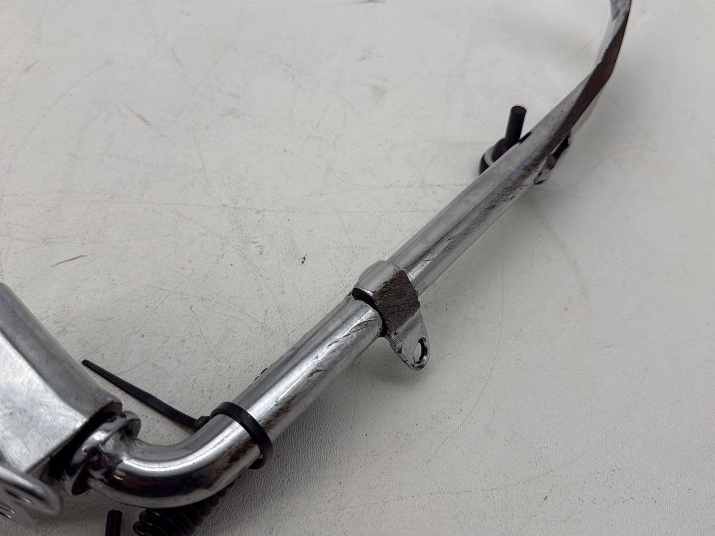 2007 Harley Touring FLHTP Electra Glide Police OEM Left Side Jiffy Kick Stand & Spring