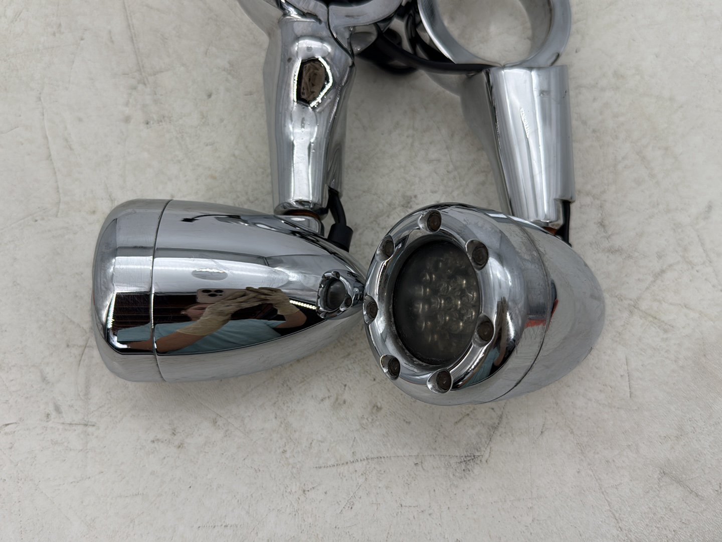2015 Harley Dyna Low Rider FXDL OEM Front Left Right Turn Signal Indicators