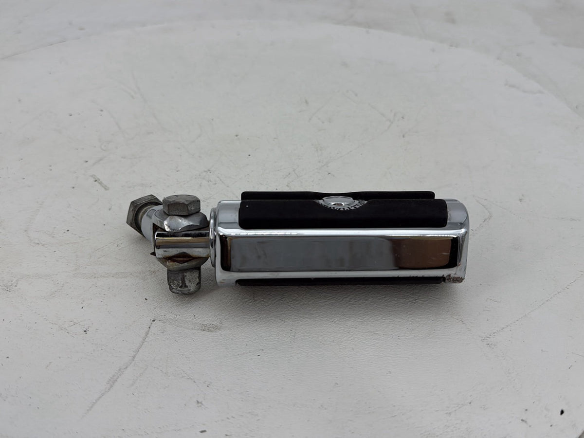 2005 Harley Road Glide Touring OEM Front Driver Highway 1 Foot Peg Rest SKULL