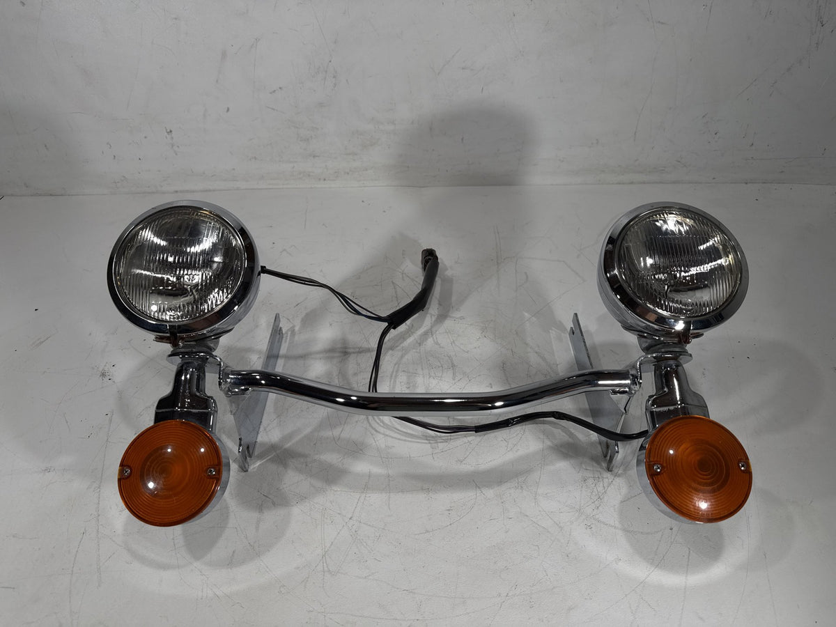 96 Harley Electra Glide Touring Ultra Front Turn Signal Indicators Aux Light Bar