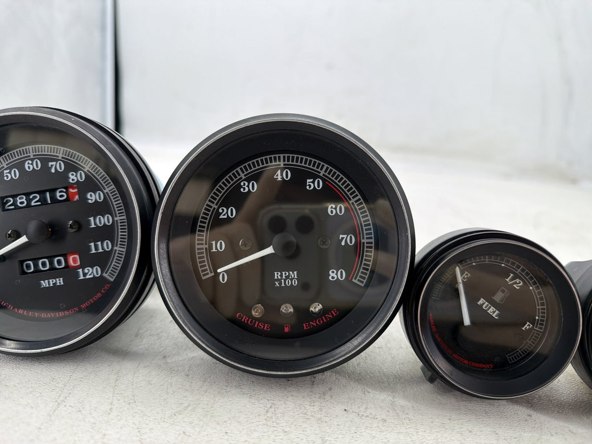 98 Harley Electra Glide Touring Ultra Air Oil Volt Fuel Tacho Speedo Gauges 28K