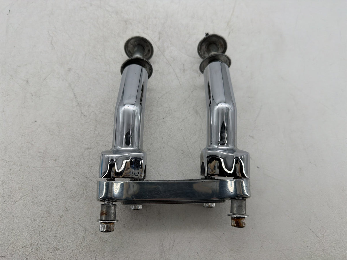 2001 Harley Softail Standard FXST OEM Front Handlebar Riser Top Clamp Chrome