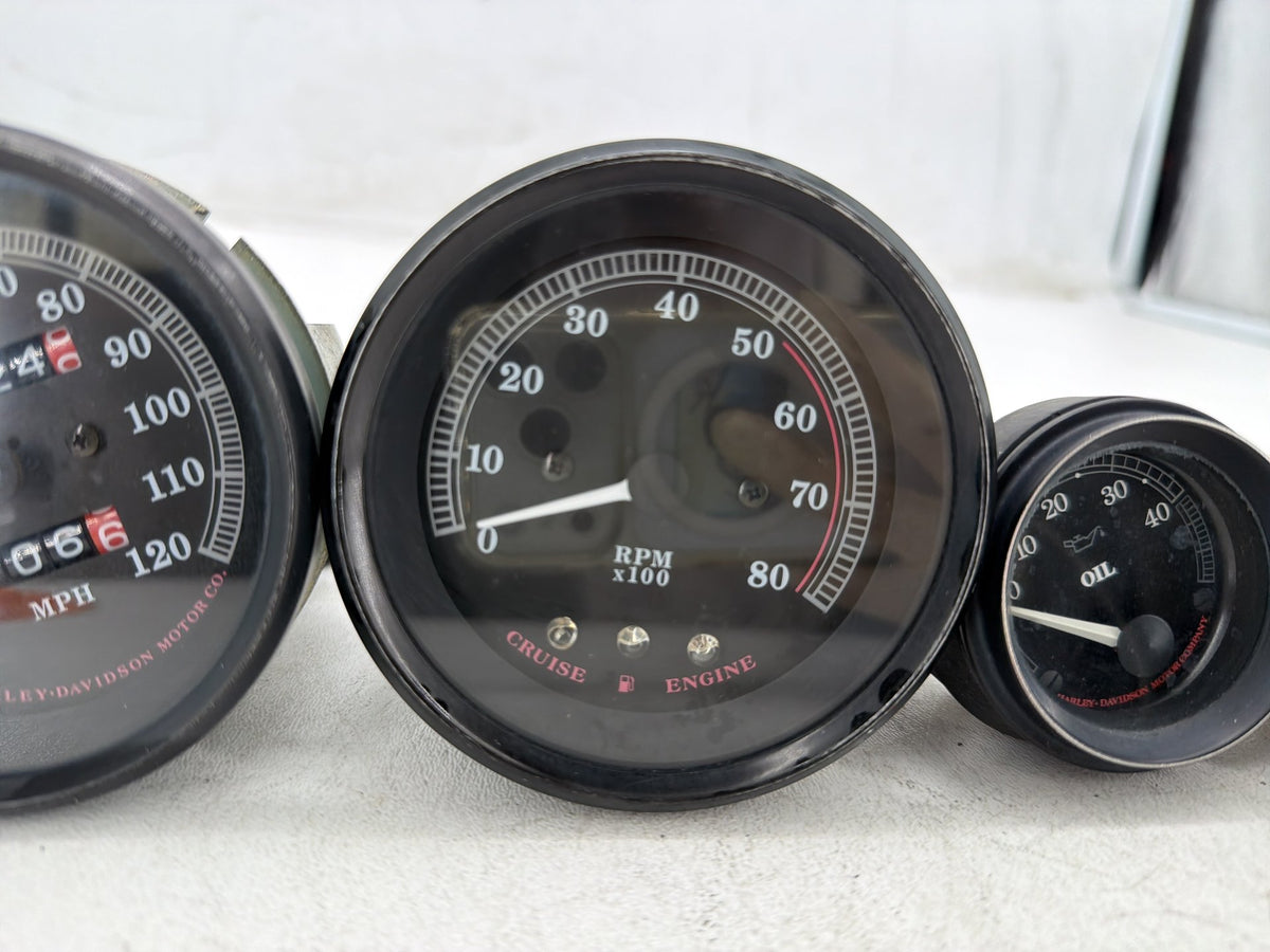 1996 Harley Electra Glide Touring OEM Air Oil Volt Fuel Tacho Speedo Gauges 78K