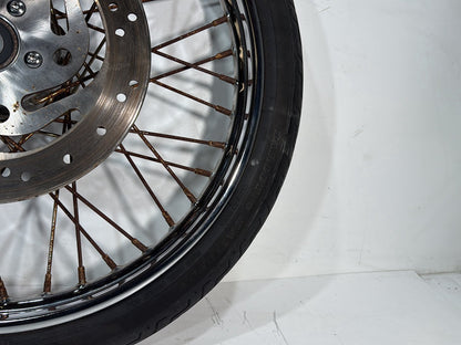 2005 Harley Dyna FXDWG Wide Glide OEM Front Wheel Rim Tire Spoked