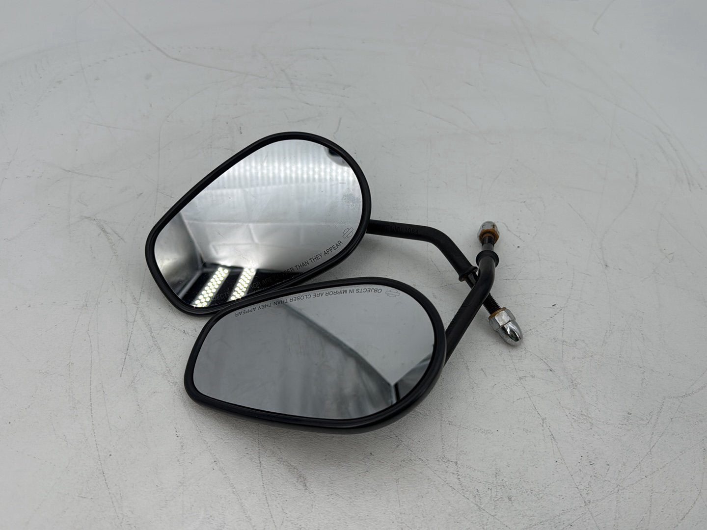 2004 - 2013 Harley-Davidson Sportster 1200 Custom Left Right Rear View Mirror 91846-03A
