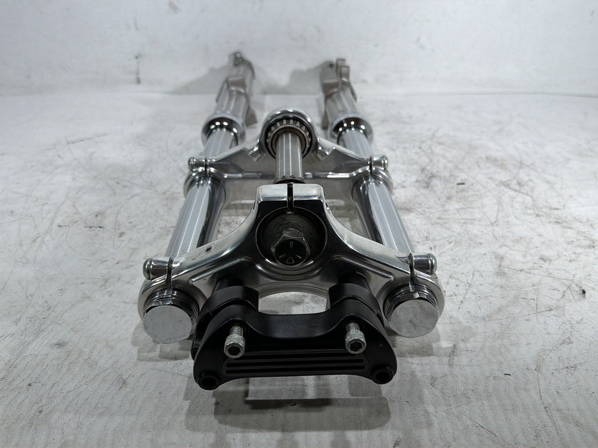 2006 Harley Sportster 883 XL883 OEM Front Triple Tree Set & LH RH Fork Legs Sliders